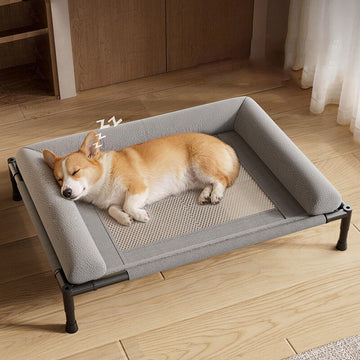ペットベッド　通気性に優れたメッシュ素材を使用　年中使える　ネコ用犬用　ペット室内庭　アウトドアpnzcws-8593