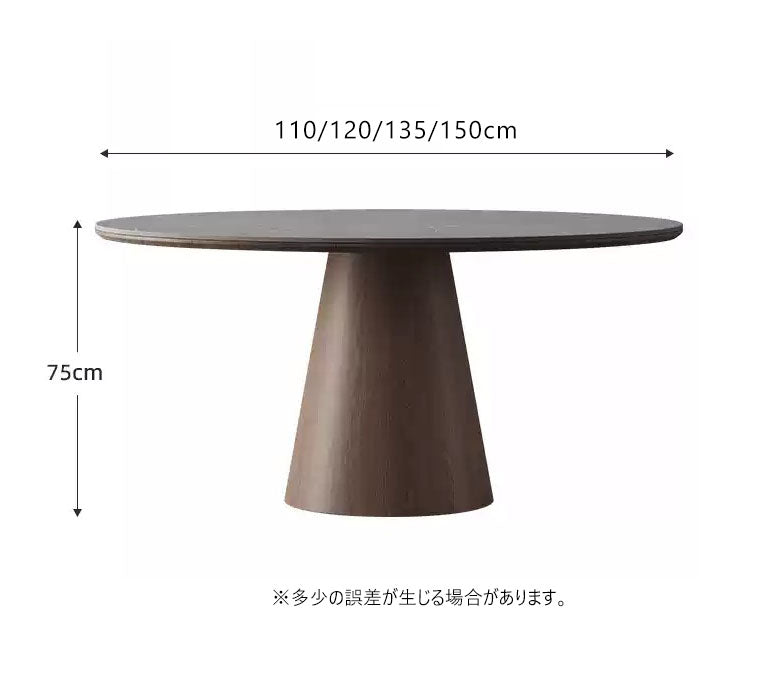 ラウンドテーブル　モダン丸テーブル　ダイニングテーブル　カフェ家具　fsm-315-BN
