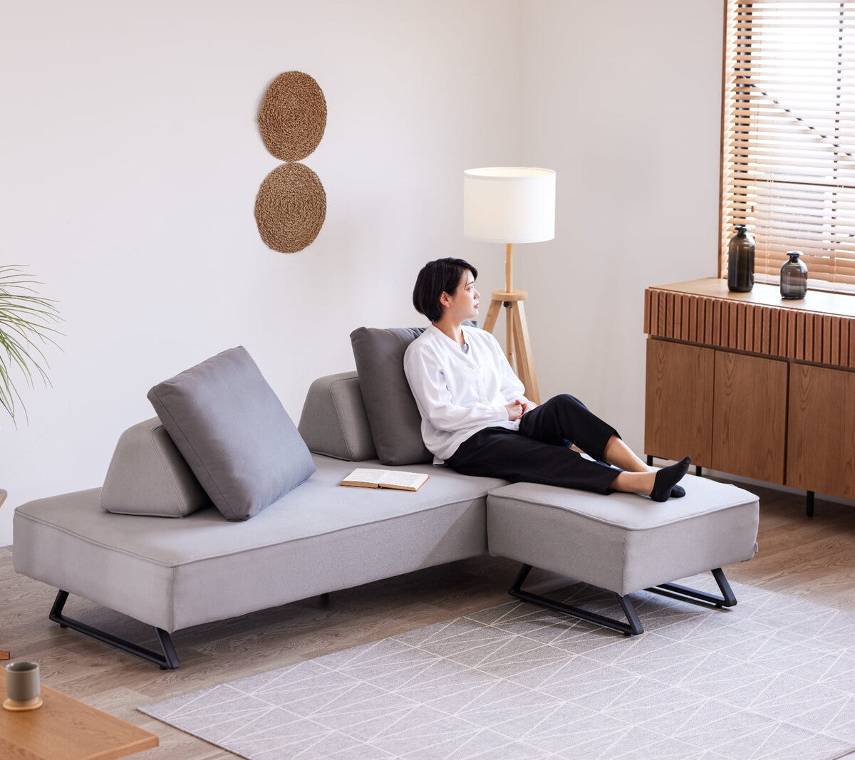 【一部在庫品】ソファ360°どこからでもくつろげる極上の座り心地　幅160cm/幅180cm/幅200cm　リバティII sup-13652894