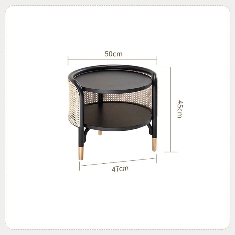 ラタン材のキャビネット 収納家具 htzm-1525