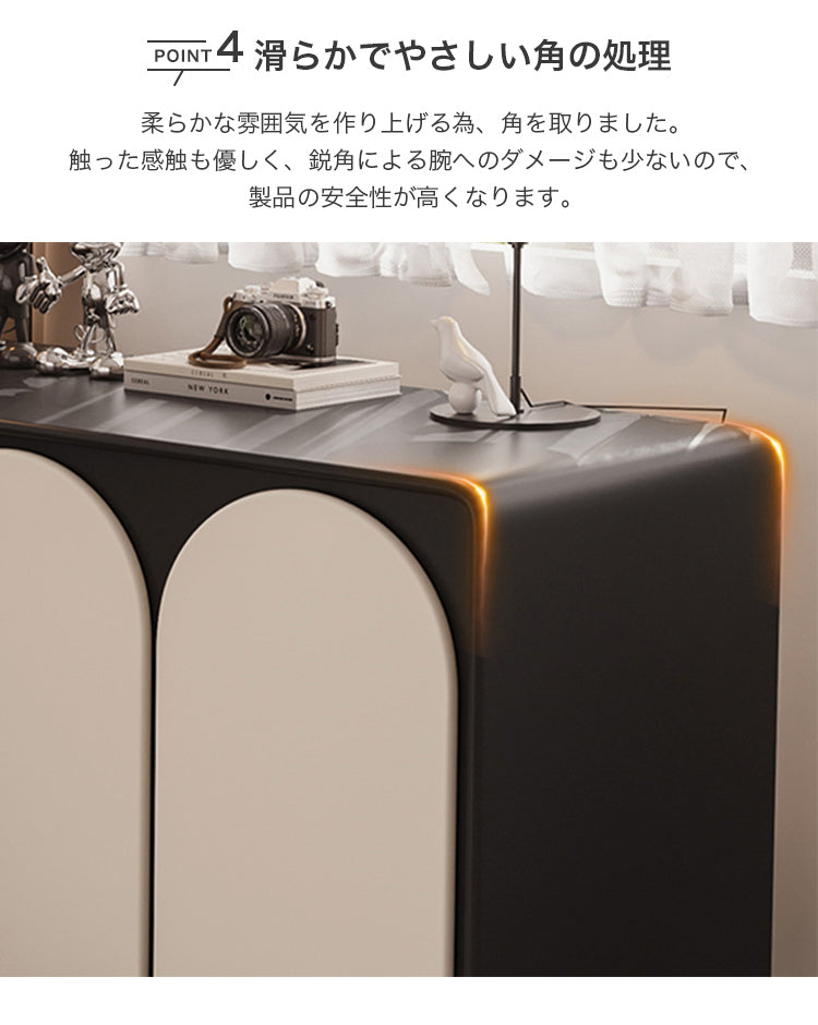 ドレッサー 伸縮式 化粧台 チェスト収納 ブラック おしゃれ bssy-327　 - BestKagu