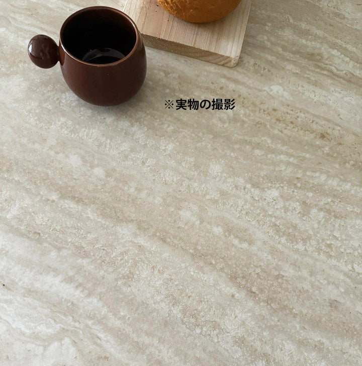 【高級セラミック×丸90cm】ダイニングテーブル｜耐熱・傷に強いモダンデザイン丸テーブル【実店舗展示中】   （FJNW-3550）