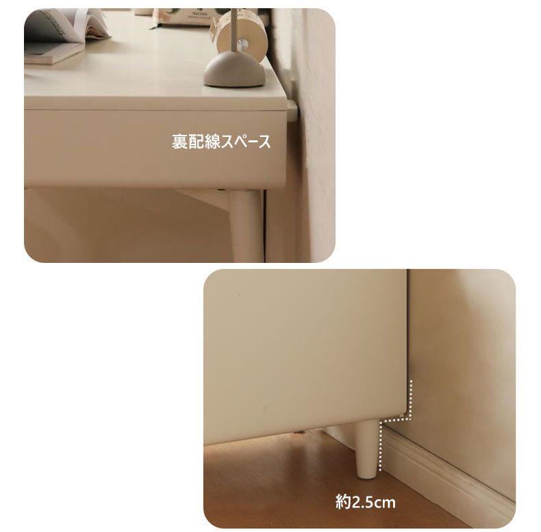 デスクテーブル　伸縮デスク　幅103～153cm　引き出し付きテーブルA286X03