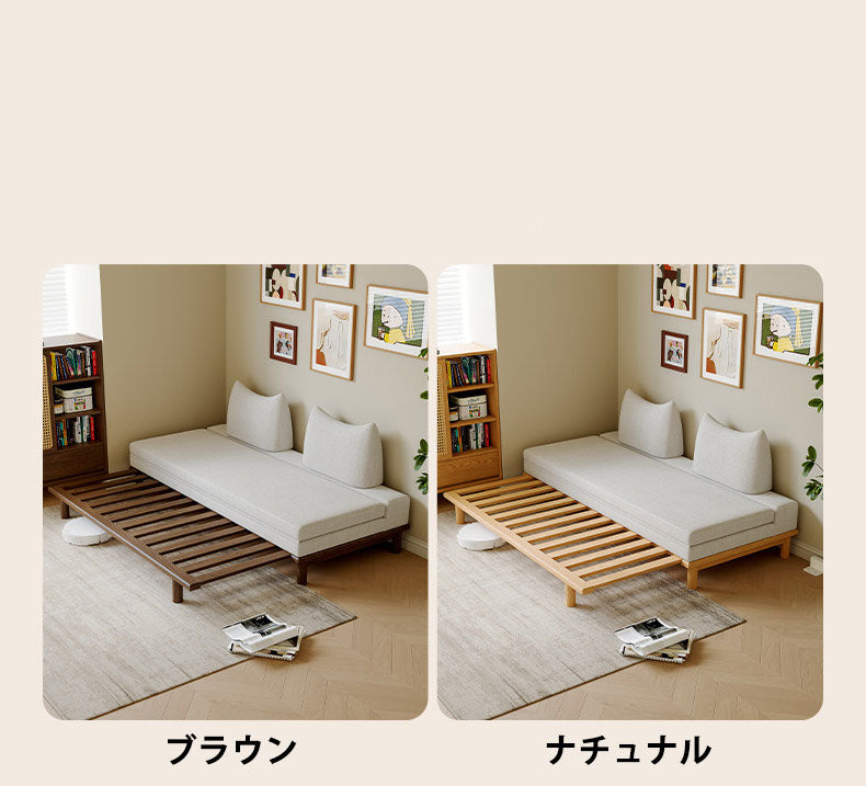 ソファベッド　ソファ折りたたみ　伸長式ソファベッド フトンソファ用フレーム　G5-7219
