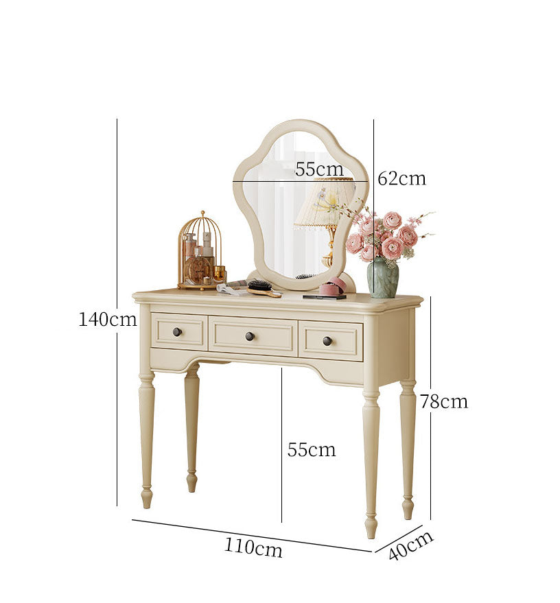 チェリーパイン製のエレガントな化粧台モダンインテリアに最適 hl-4888
