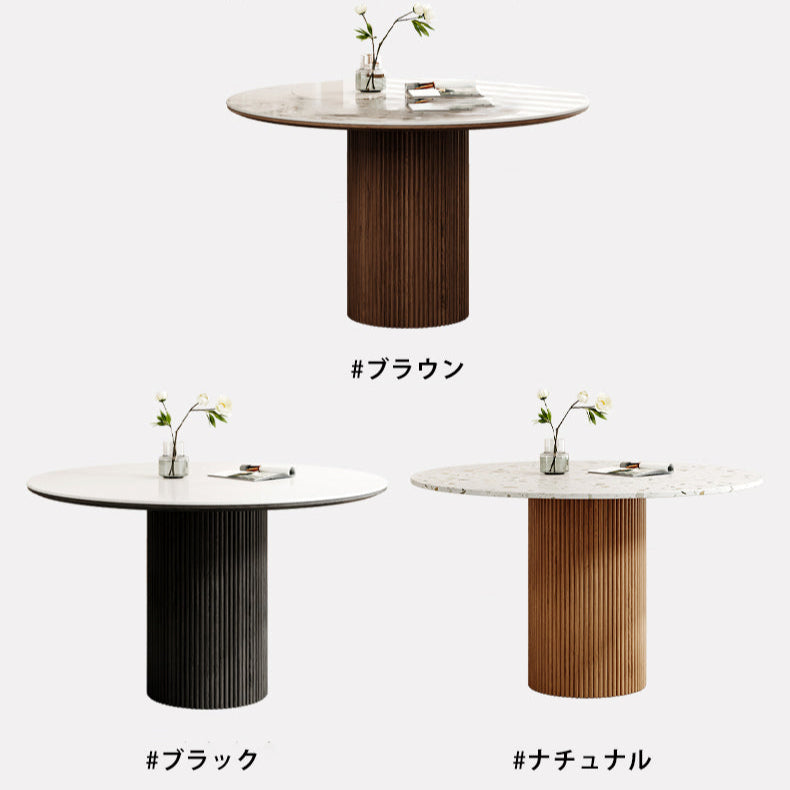 ダイニングテーブル丸型　セラミック天板　丸テーブルysyj-034
