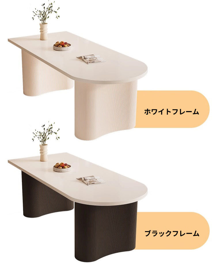 テーブル　ダイニング　リビング　デスク　店舗カウンターテーブル　セラミック+スチール金属フレーム　hm-057