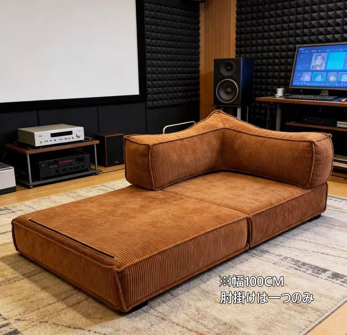カスタマイズソファー 配置自由な2WAYソファベッド【実店舗展示中】    fajbr-6002