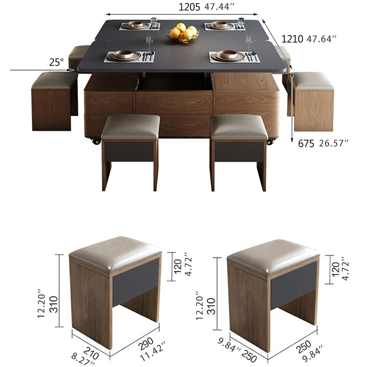 幅120cm　昇降式テーブル コーヒーテーブル食事 大容量収納 完成品 fajf-957