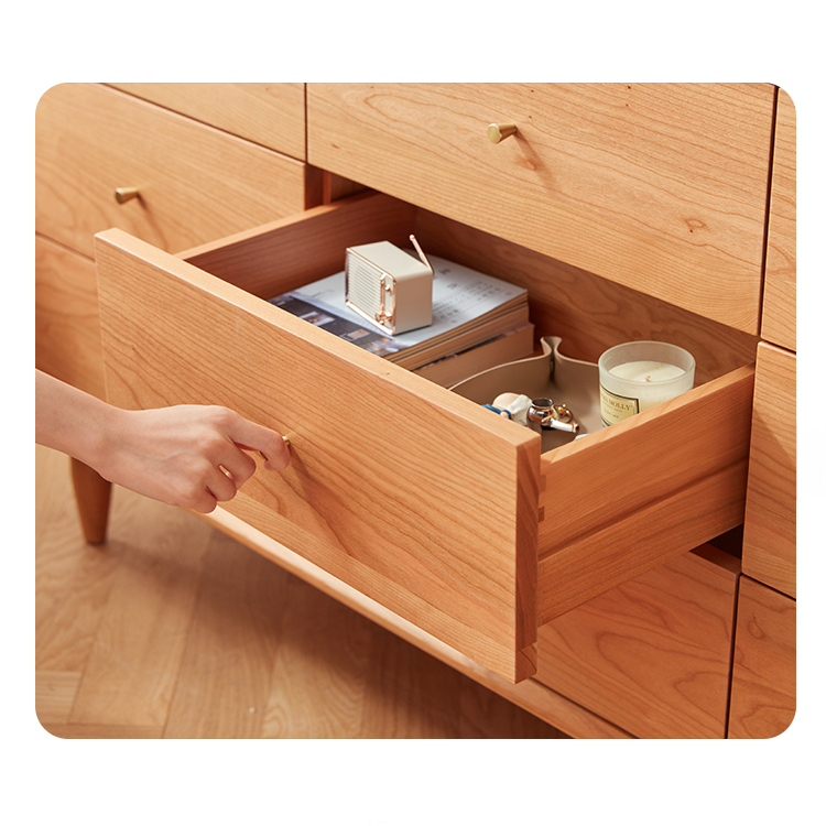 チェリー材キャビネット チェスト- タンス fcp-1317 - BestKagu