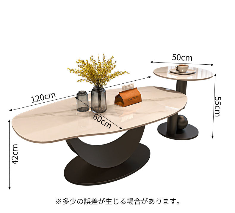セラミック製センターテーブル - モダンデザインでリビングに最適fel-3063