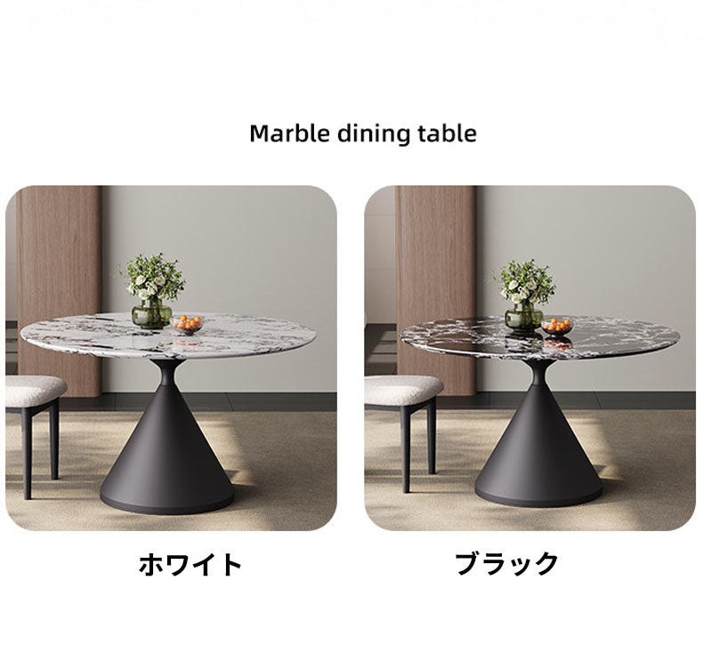 人造大理石　大理石調丸テーブル　ラウンドテーブルおしゃれfgoro-8000