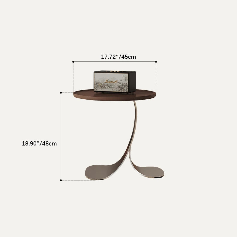 モダンデザインのステンレス＆アクリル センターテーブル -  fif-4521
