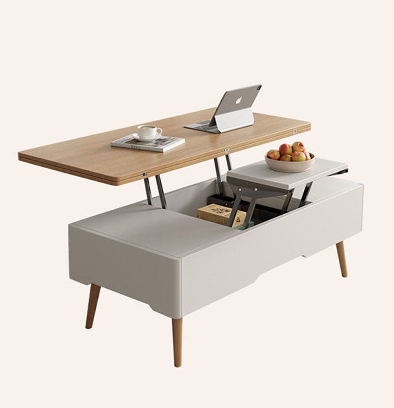 昇降伸縮式　3WAY　引き出し付き　リビングテーブル　ローテーブルソファーテーブル　食事テーブルfknsj-3379