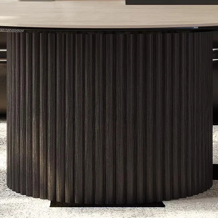 セラミック天板のコーヒーテーブル　丸いローテーブル　2色展開　fmus-4088