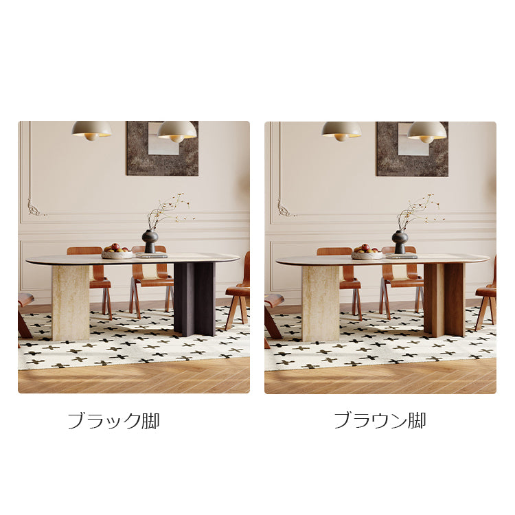 ダイニングテーブル　セラミック天板　ベージュインテリア　fmus-4092