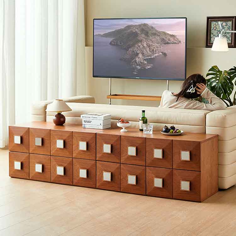 無垢材 多層板 キャビネット チェスト　組み合わせ収納家具| 高品質収納ソリューション fmy-1163