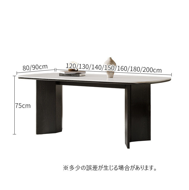 ダイニングテーブル　セラミック天板+木製脚フレーム　fwspl-6774