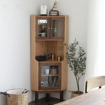 コーナーキャビネット｜スタイリッシュ収納家具 fyf-2229