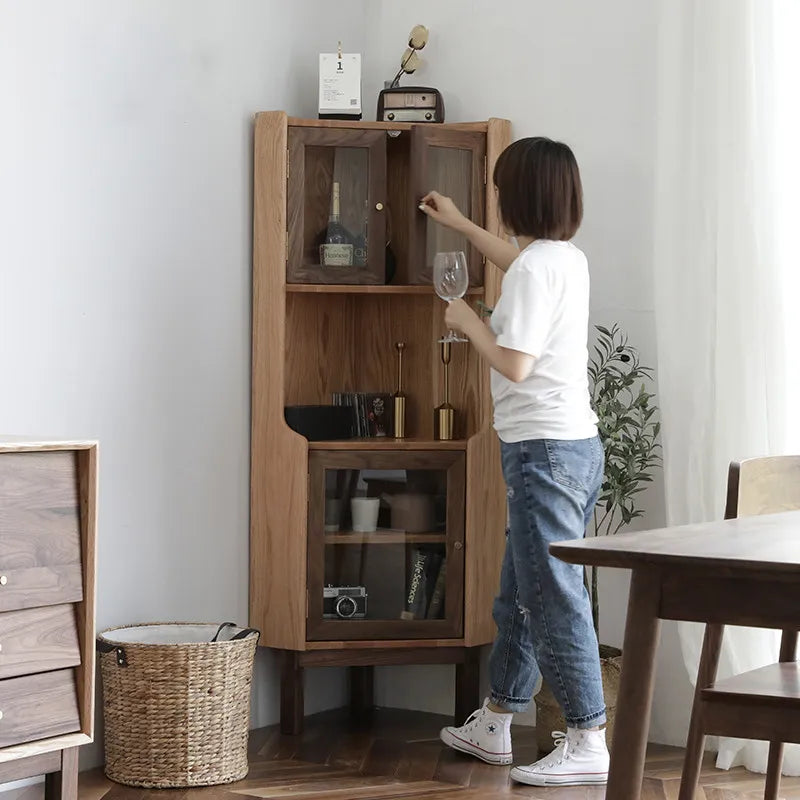 コーナーキャビネット｜スタイリッシュ収納家具 fyf-2229