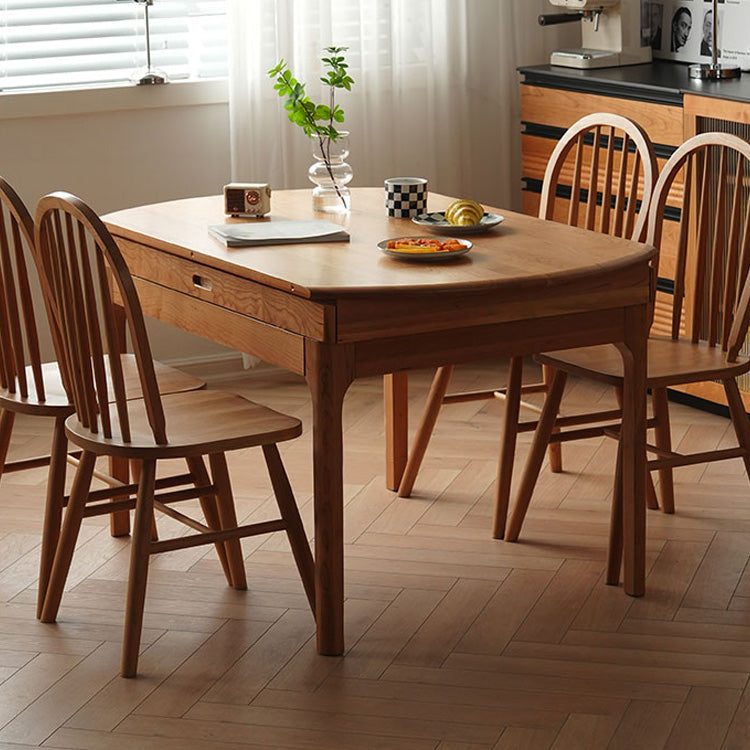 折りたたみタの木製ダイニングテーブル fyx-845
