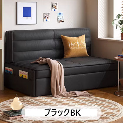 収納付きソファベッド　多機能ソファ省スペース　ペッド対応生地使用　hemw-7872