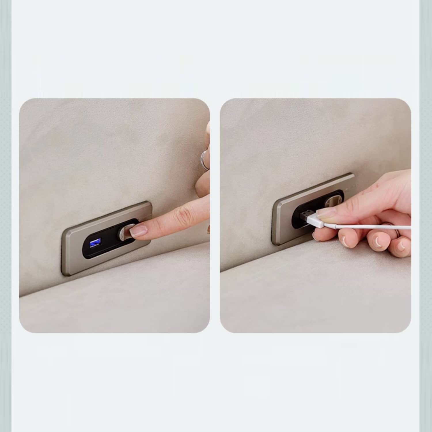リクライニングソファ 電動 回転 USB hksc-981 - BestKagu