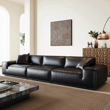 ソファー｜合成革と本革の絶妙な組み合わせ hlkwd-4096