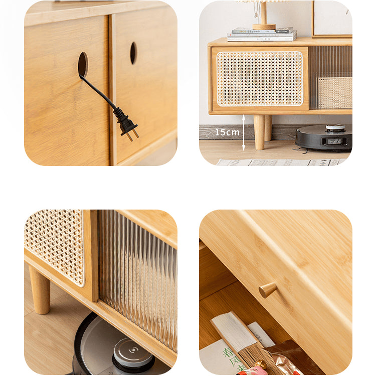 竹と樹脂製のテレビ台　 hsl-80 - BestKagu