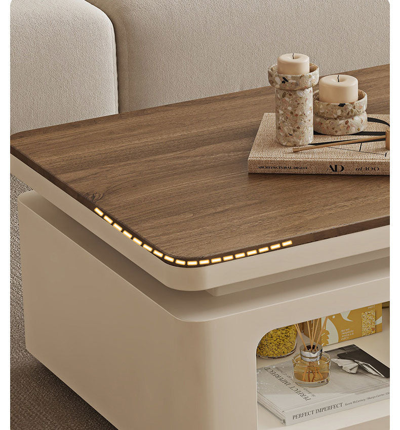 ローテーブル　リビングコーヒーテーブル　木材天板/セラミック天板　金属フレームおしゃれな部屋におすすめ収納家具　htyjj-7363-3