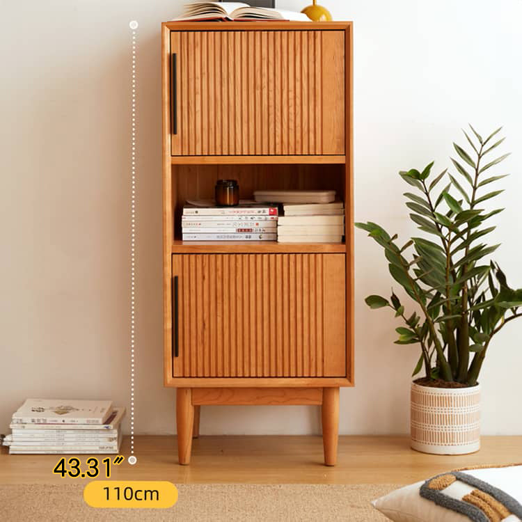 キャビネット チェリー材使用 幅45cm ナチュラル hykmq-769