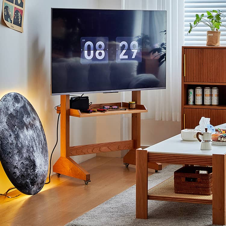 48-65インチ適用 木製テレビスタンド  hykmq-793