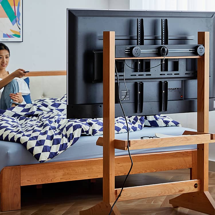 48-65インチ適用 木製テレビスタンド  hykmq-793