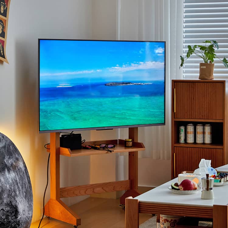 48-65インチ適用 木製テレビスタンド  hykmq-793
