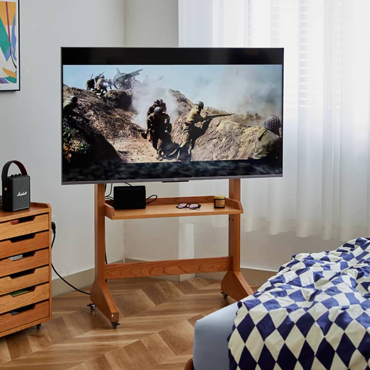 48-65インチ適用 木製テレビスタンド  hykmq-793