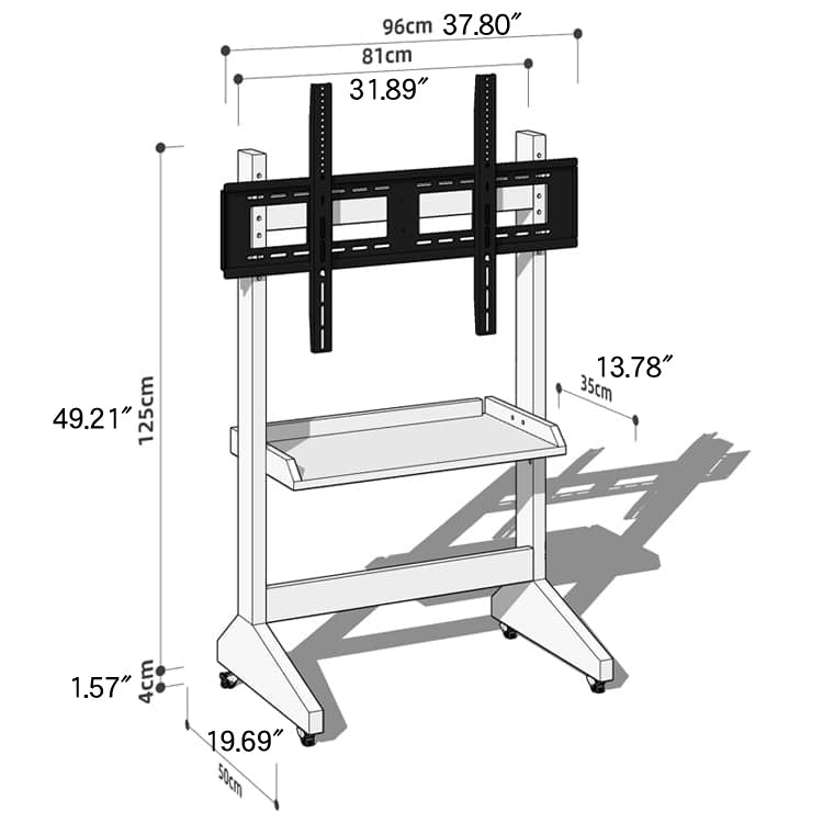 48-65インチ適用 木製テレビスタンド  hykmq-793