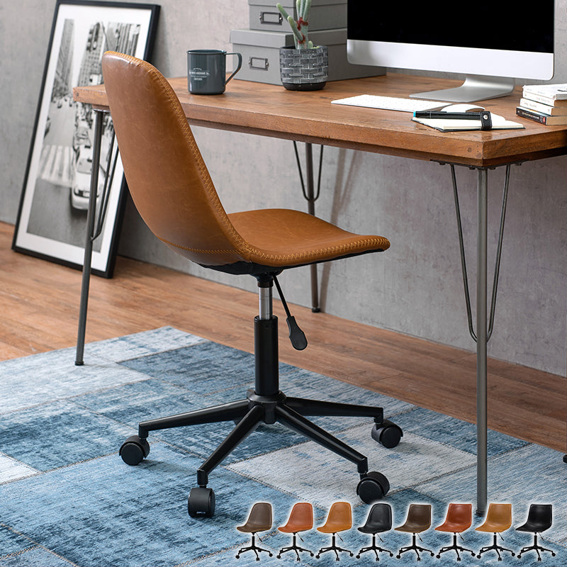 【在庫品】キャスター付き 丸型　昇降チェア　LC-4497