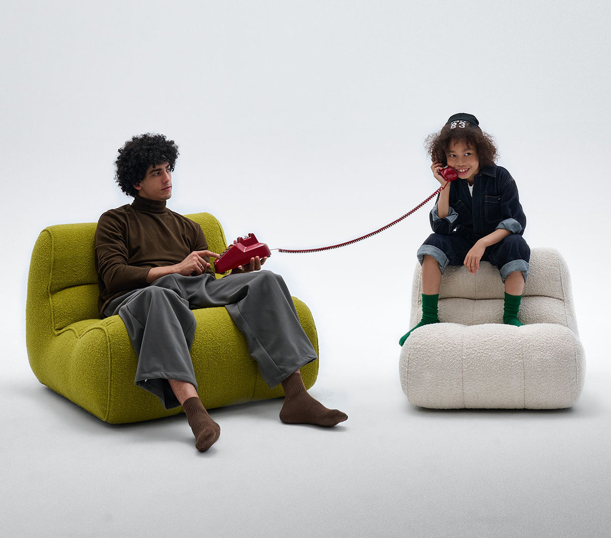 一人掛けソファ パーソナルソファ 組み合わせ式ソファー シープボア生地 moyu-200