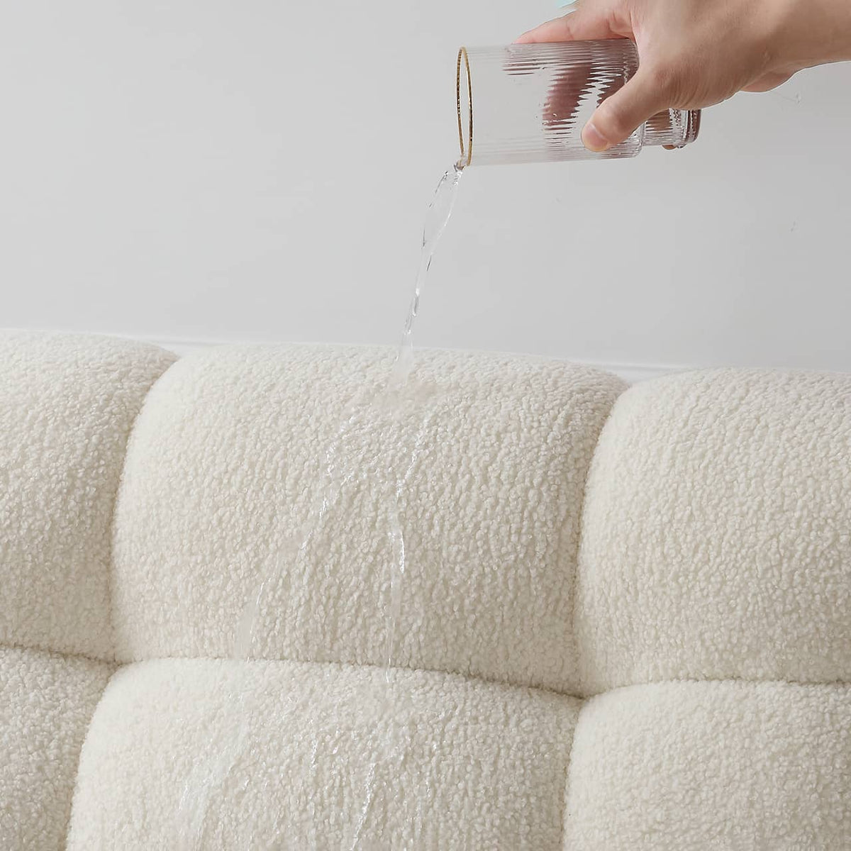 ローベッド パイン材使用のシープボア生地 - my-378 - BestKagu