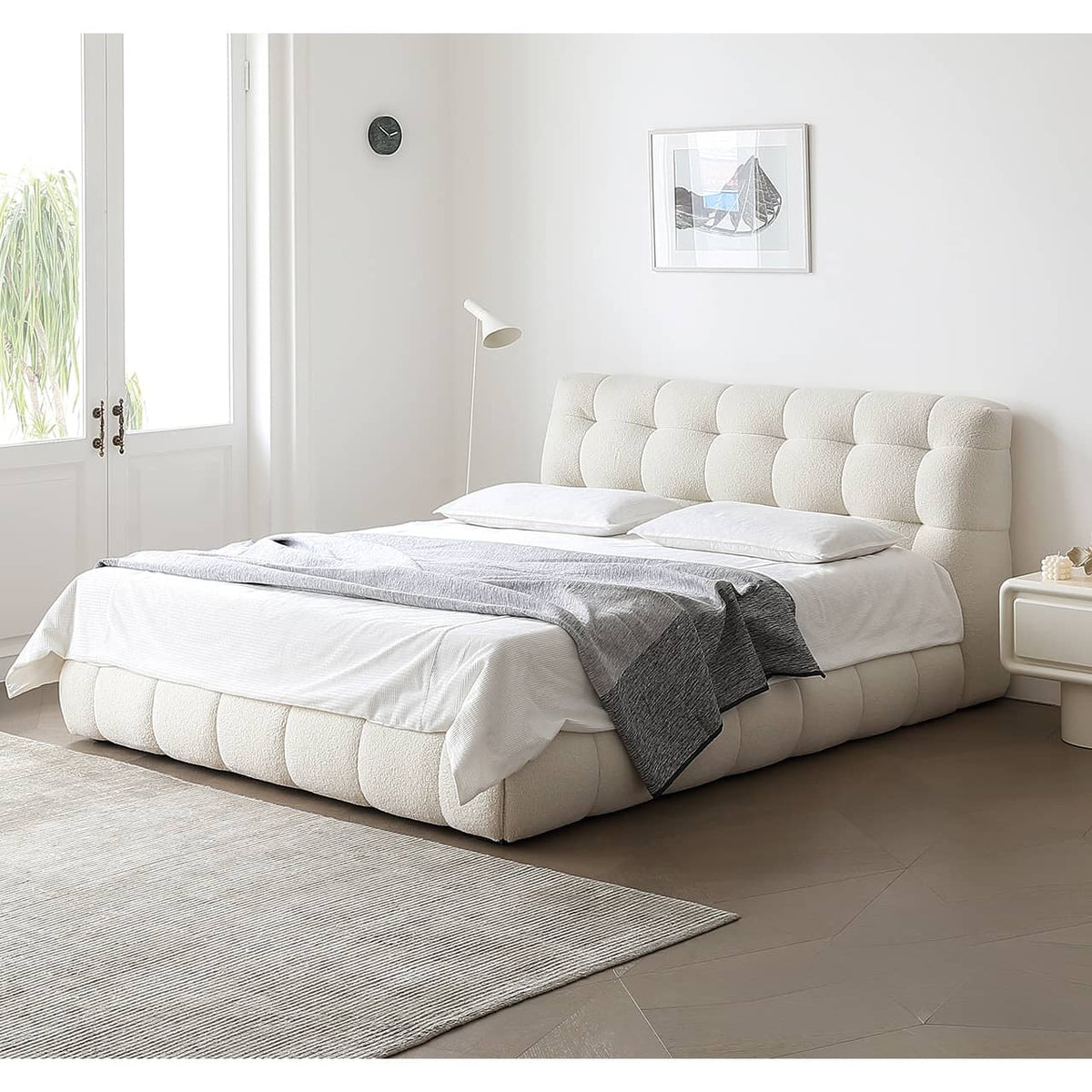 ローベッド パイン材使用のシープボア生地 - my-378 - BestKagu