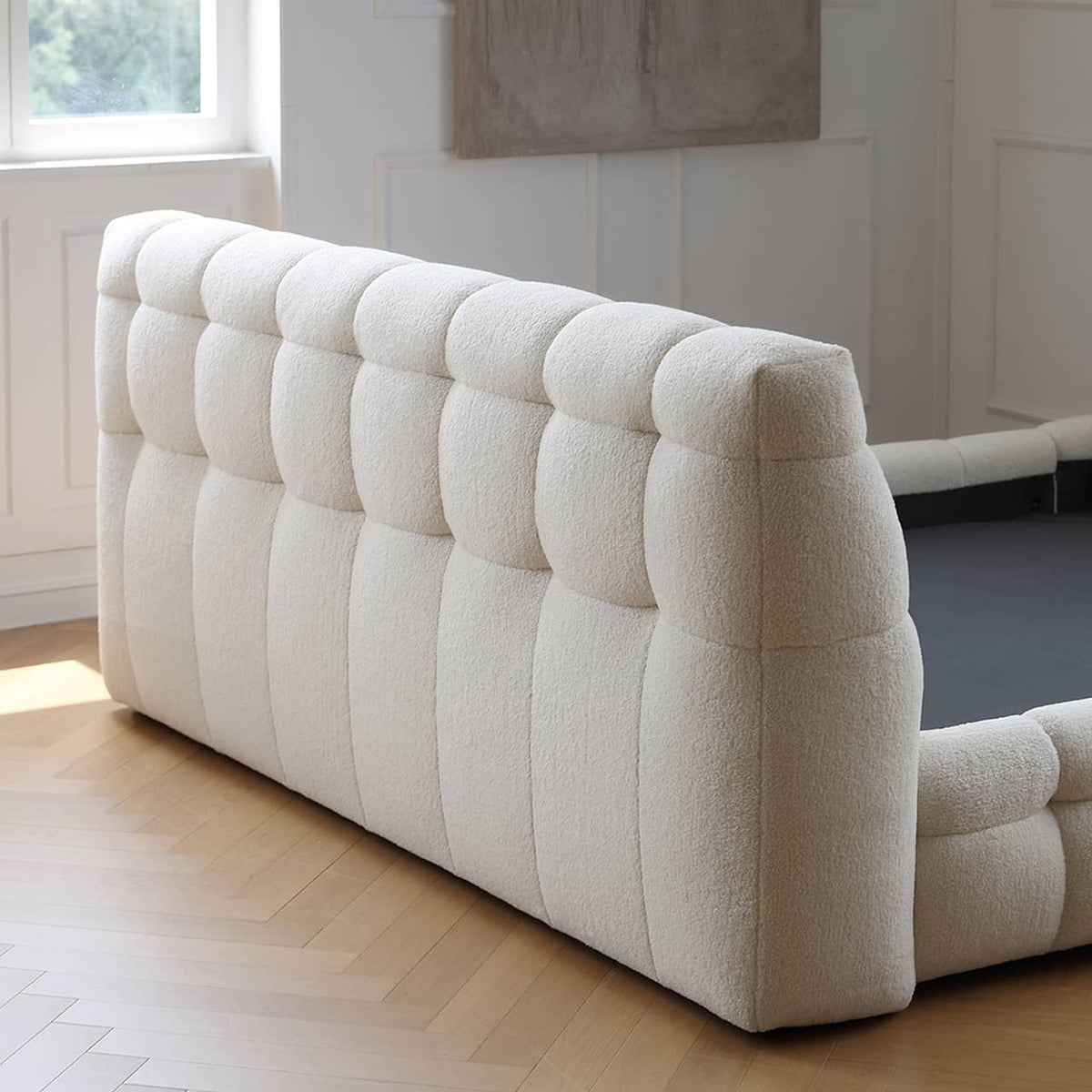 ローベッド パイン材使用のシープボア生地 - my-378 - BestKagu