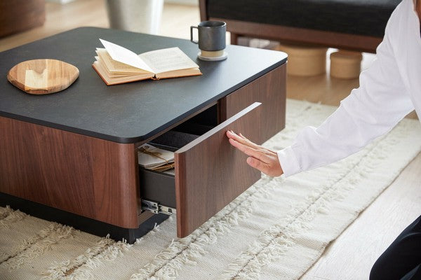 【一部在庫品】大容量リビングテーブル　80サイズ　4色対応 sup-13656007