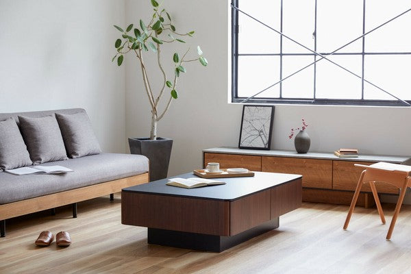 【一部在庫品】リビングテーブル大容量コーヒーテーブル　120サイズ　4色対応sup-13656017