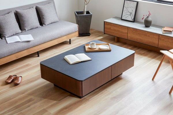 【一部在庫品】リビングテーブル大容量コーヒーテーブル　120サイズ　4色対応sup-13656017