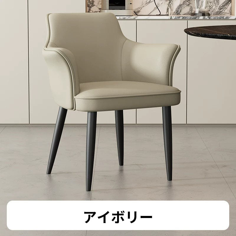回転ダイニングチェア　合成レザー調生地　180°/360°回転チェア　デスクチェア　高密度クッション+強化したスチール脚　スタイリッシュなデザインxs-xdds-001