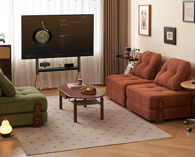 1人掛けソファベッド 折りたたみ組み合わせ自由なコーデュロイ生地張りソファ おしゃれな部屋におすすめ ysys-10025